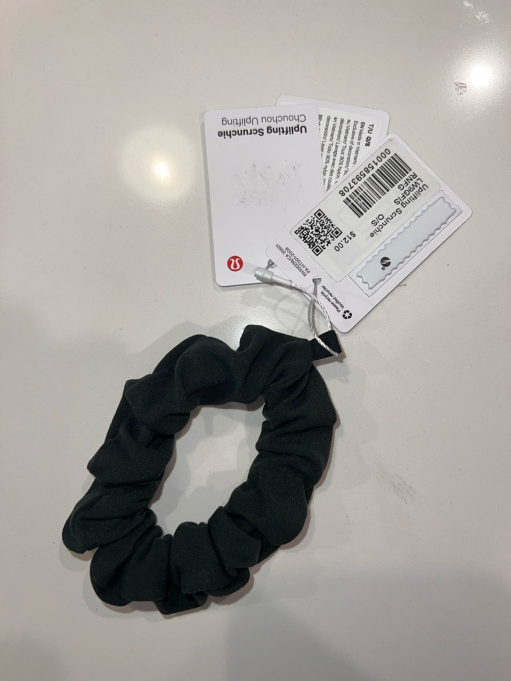 NWT Lululemon Uplifting Scrunchie – Black | NWT Hair Tie